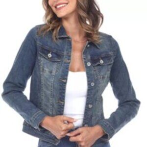 Suko Jeans Women's Stretch Denim jean Trucker Jacket size large
